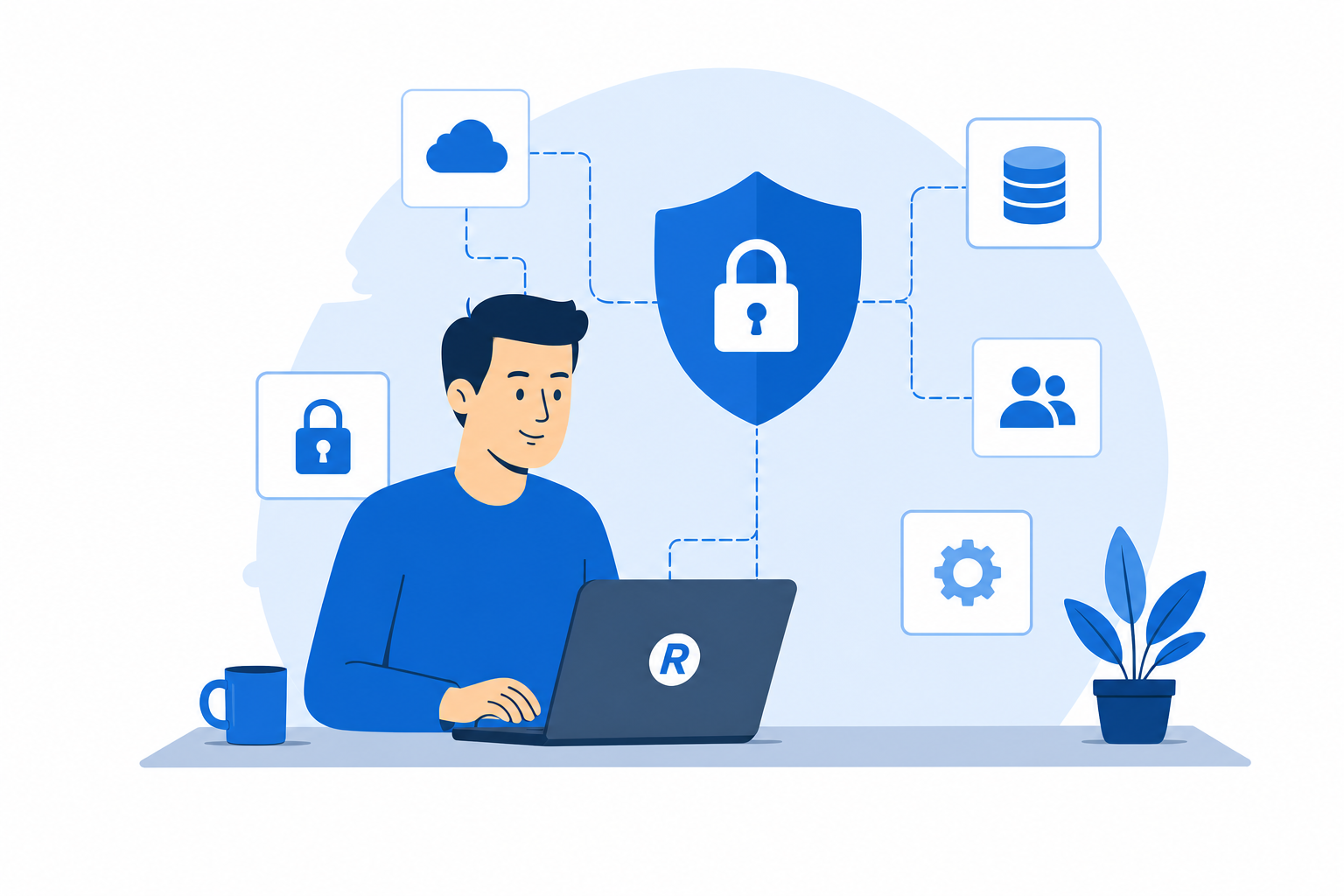 Founder using Ranko with connected systems and protected access